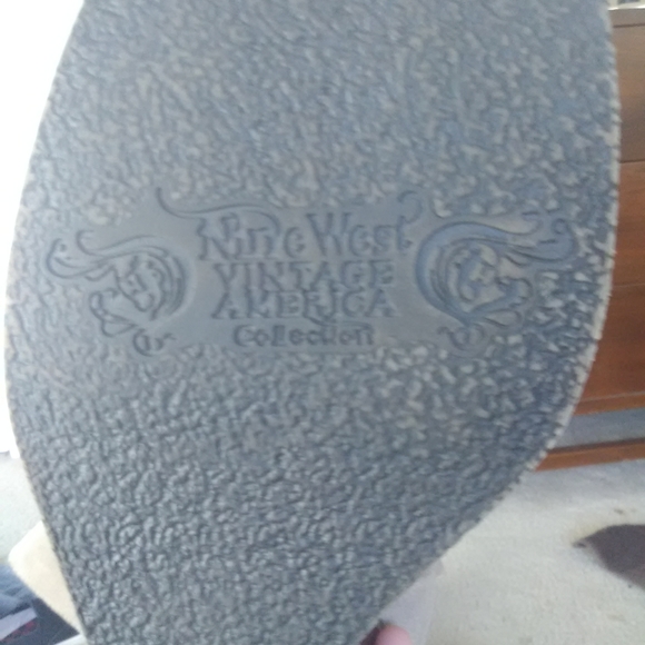 Nine West Western style suede leather boots size 8 - Picture 3 of 7